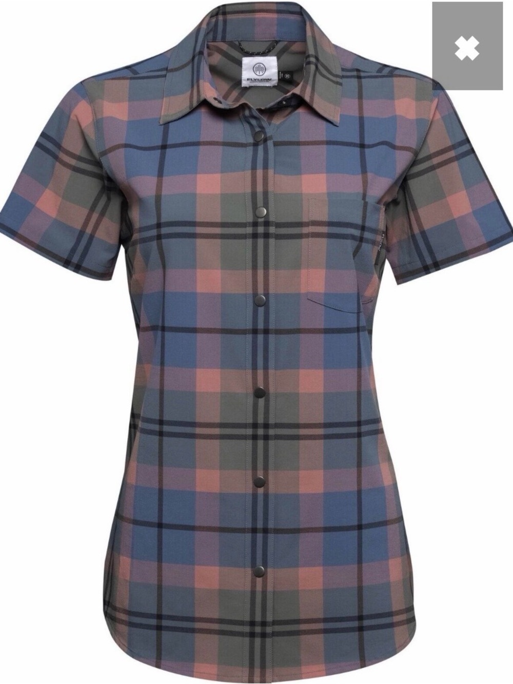 Flylow Anderson Tech Short-Sleeve Snap Button-Down Shirt